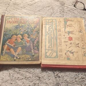 Antique StampKraft Hardcover Childrens Book 1916, 1918 CHILDREN'S Favorite Tales
